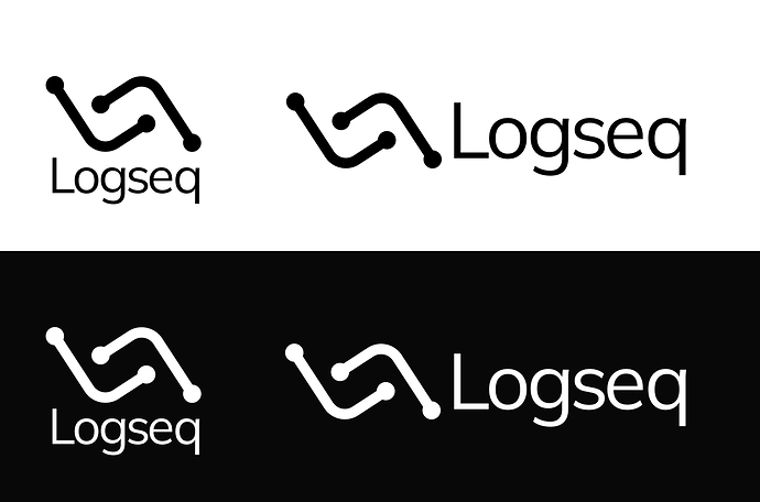 logo on B&W