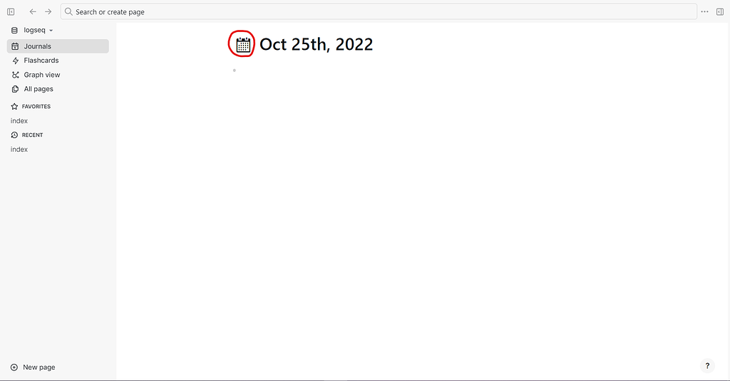 how-to-remove-calendar-icon-on-journal-page-questions-help-logseq