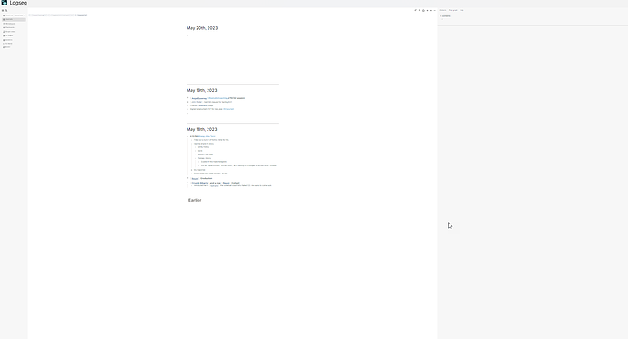 Log Seq Sizing