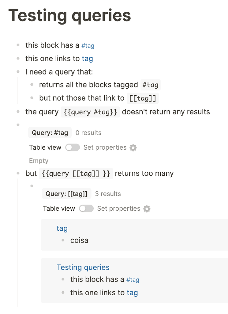 How To Query For #tag But Not [[tag]]? - Questions & Help - Logseq
