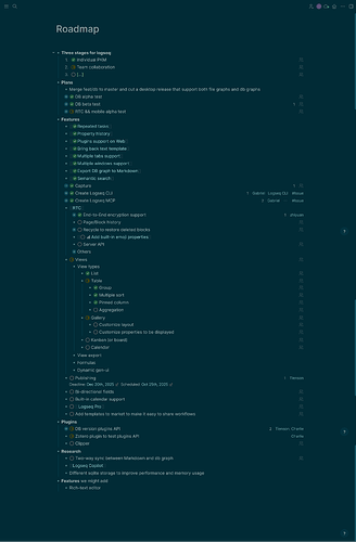 Logseq Roadmap