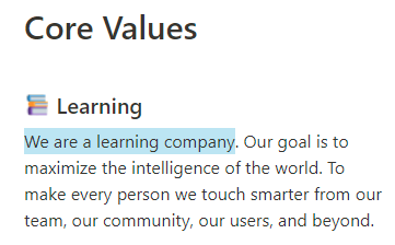 Logseq - core values